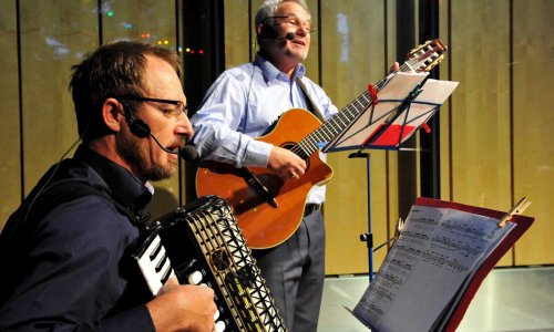 Karl Schiefermair und Robin Jisa