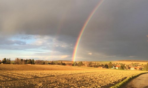 Regenbogenlandschaft